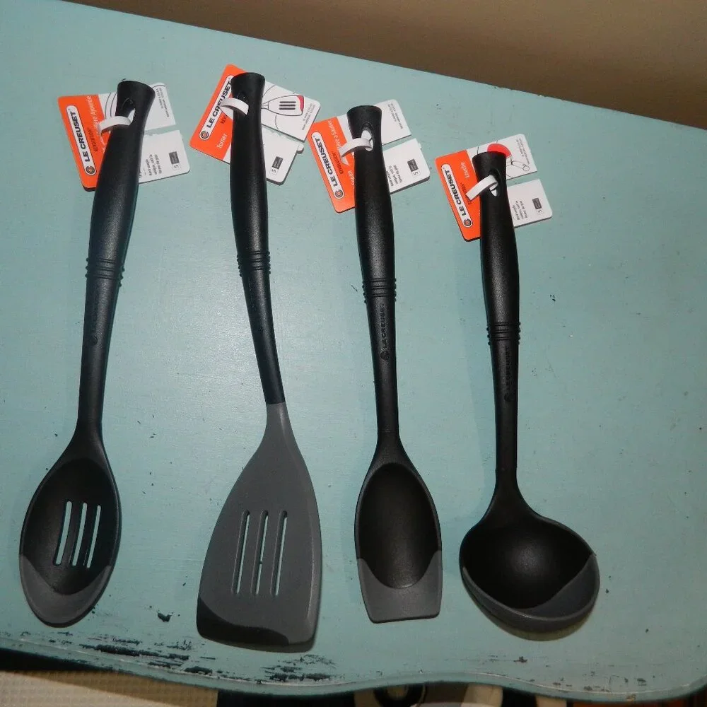 LE CREUSET Flint Revolution Bi-Material Saute Spoon Spatula Ladle UU-33